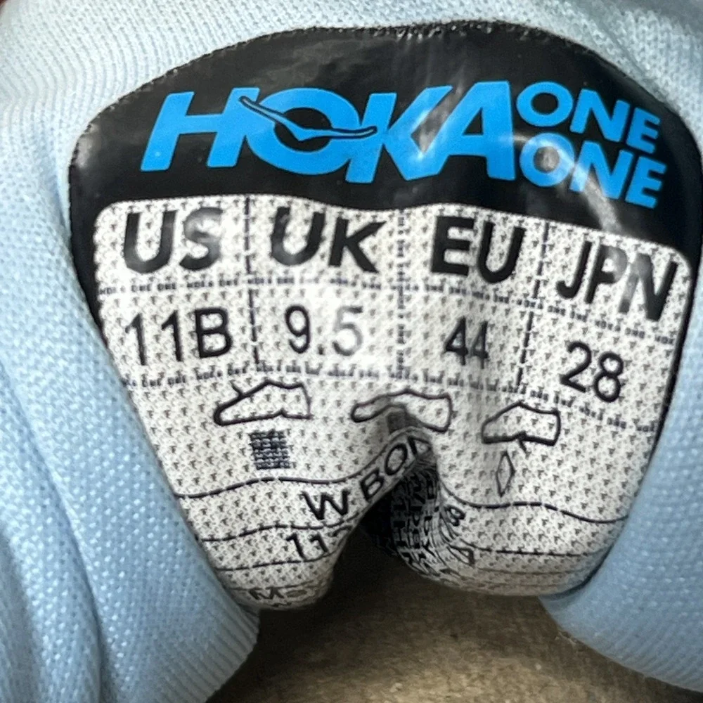 HOKA Bondi 8 Shoes Womens 11B / Men's 10B Cushioned Running Walking Trainers - Picture 13 of 15